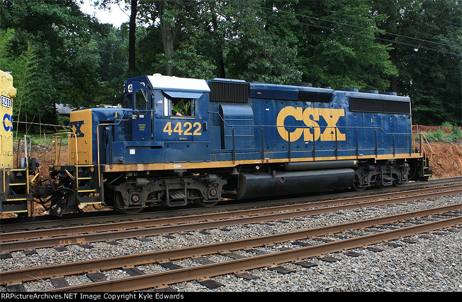 CSX GP40-2 #4422 on O033-14